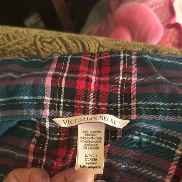 Victoria’s Secret Plaid Women's Sleepwear Pajama Set Size S!!! - Picture 3 of 5